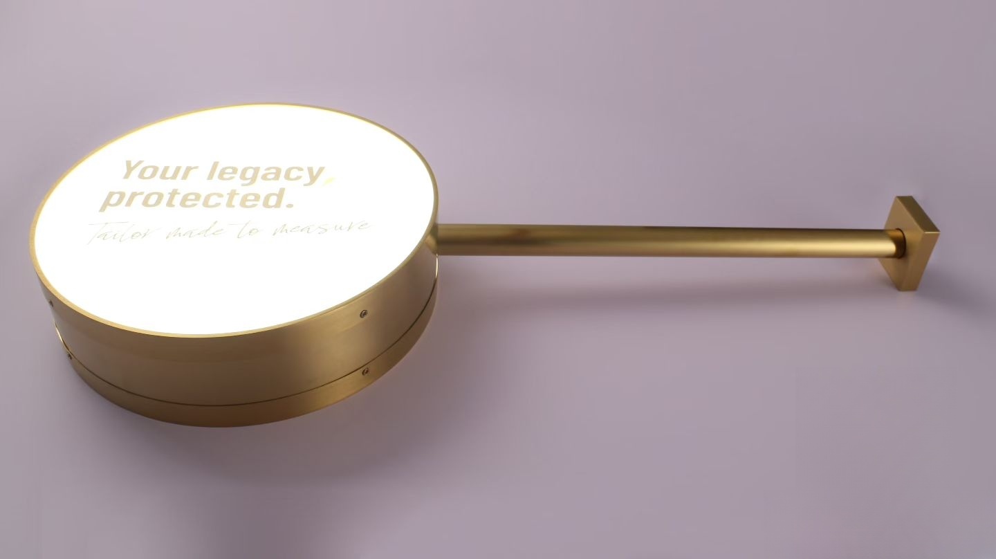 Modern Lightbox Signage for Commercial Branding